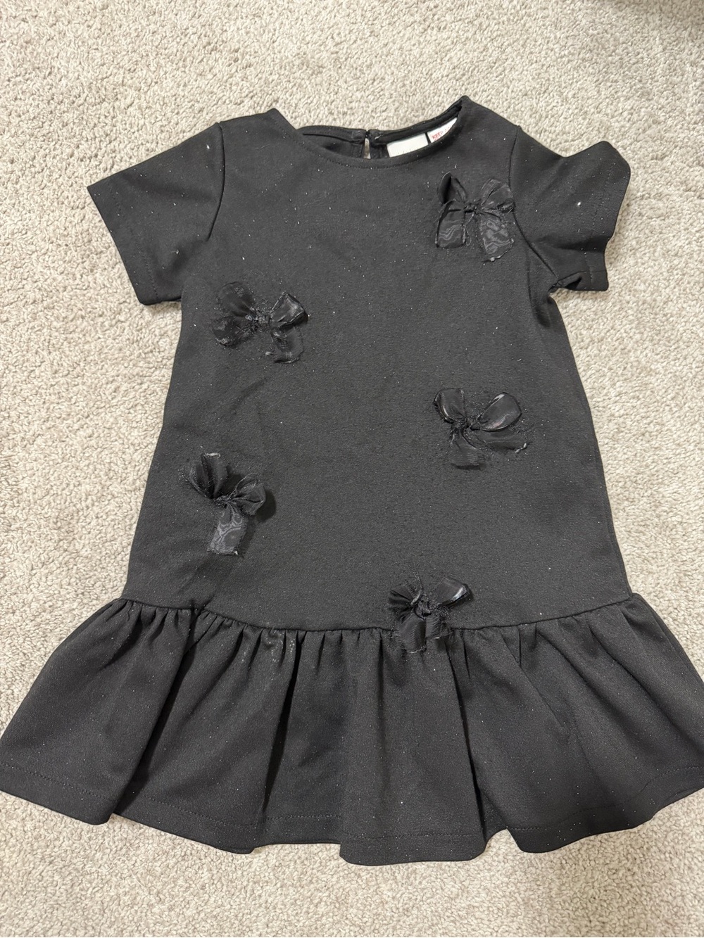 Zara Kids Black with Ribbon Dress